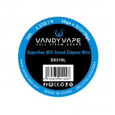 Vandy Vape Traat Superfine MTL Fused Clapton SS316L